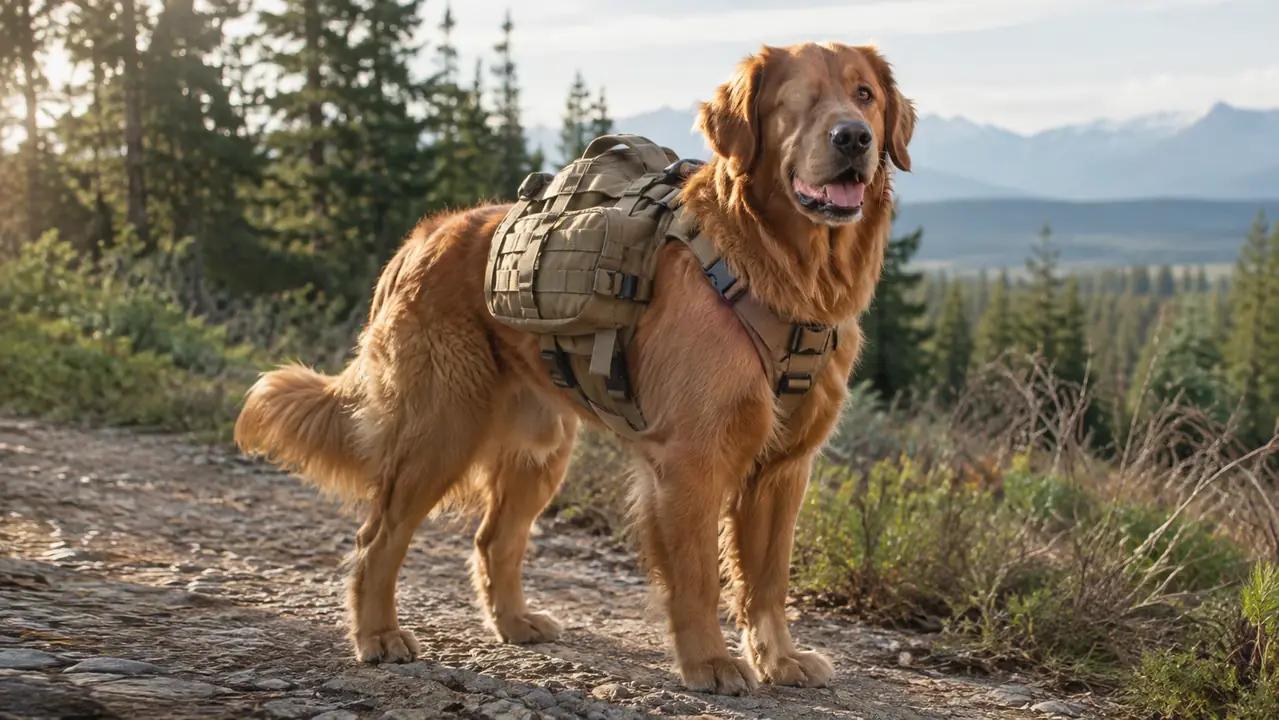 How to Carry Less on the Trail With a Dog Backpack