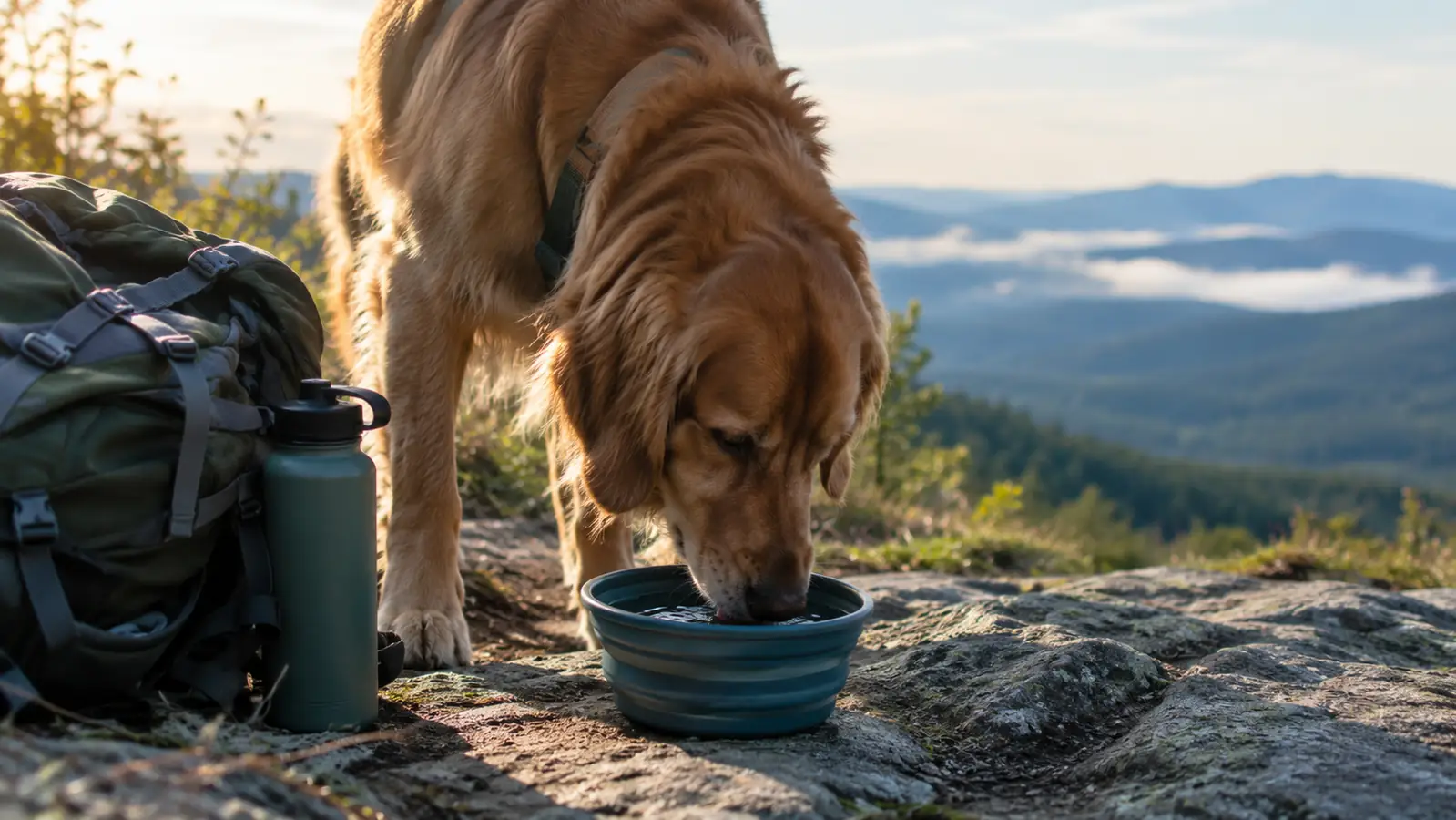 How to Keep Your Dog Hydrated on the Trail With Collapsible Bowls
