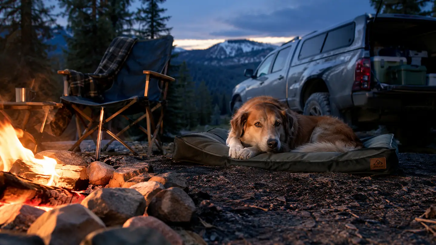 Outdoor Dog Bed vs Dog Sleeping Bag for Camping